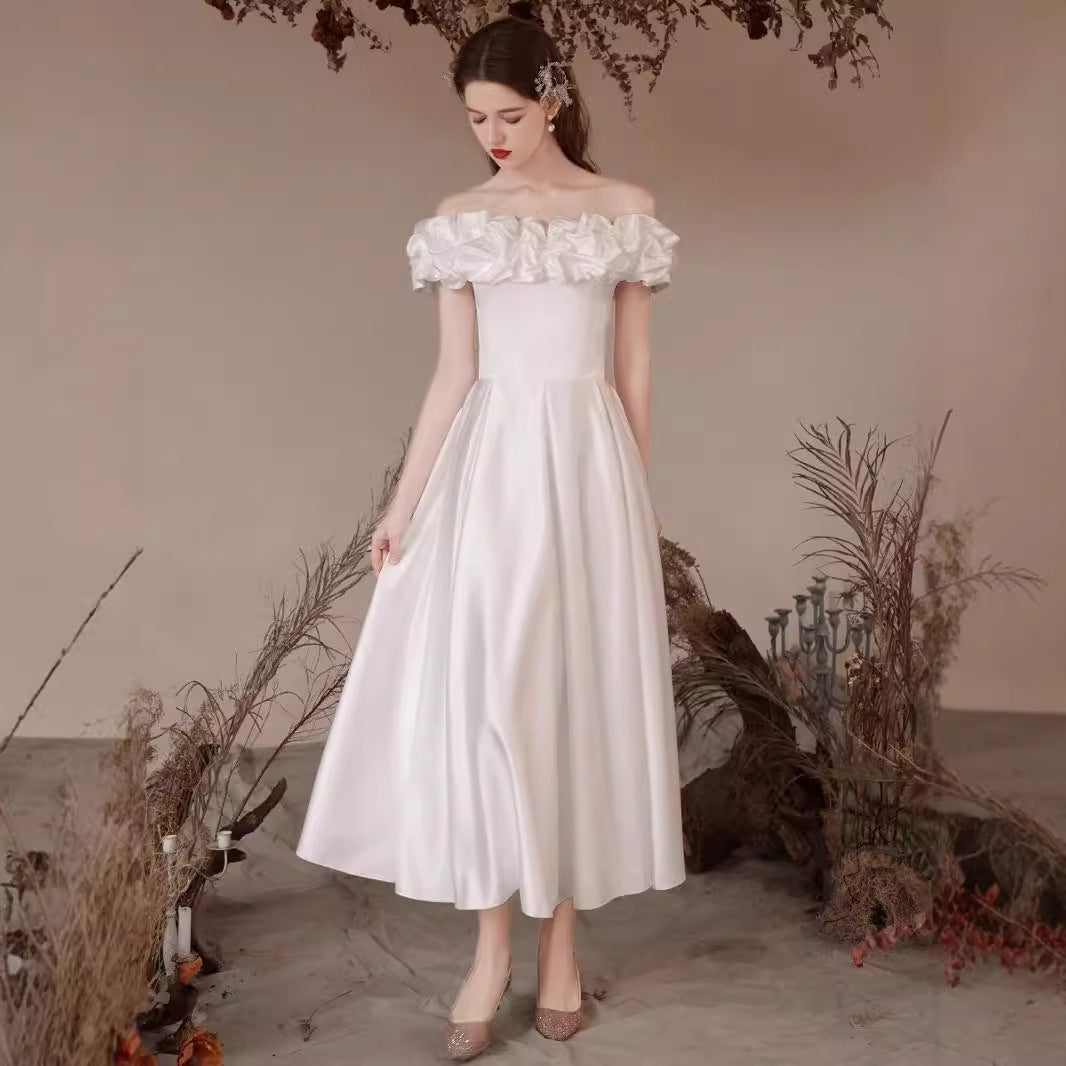 White Satin Dress III