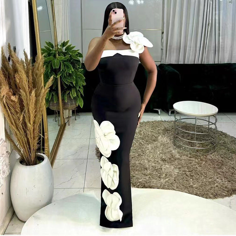 White Tube Top Dress III