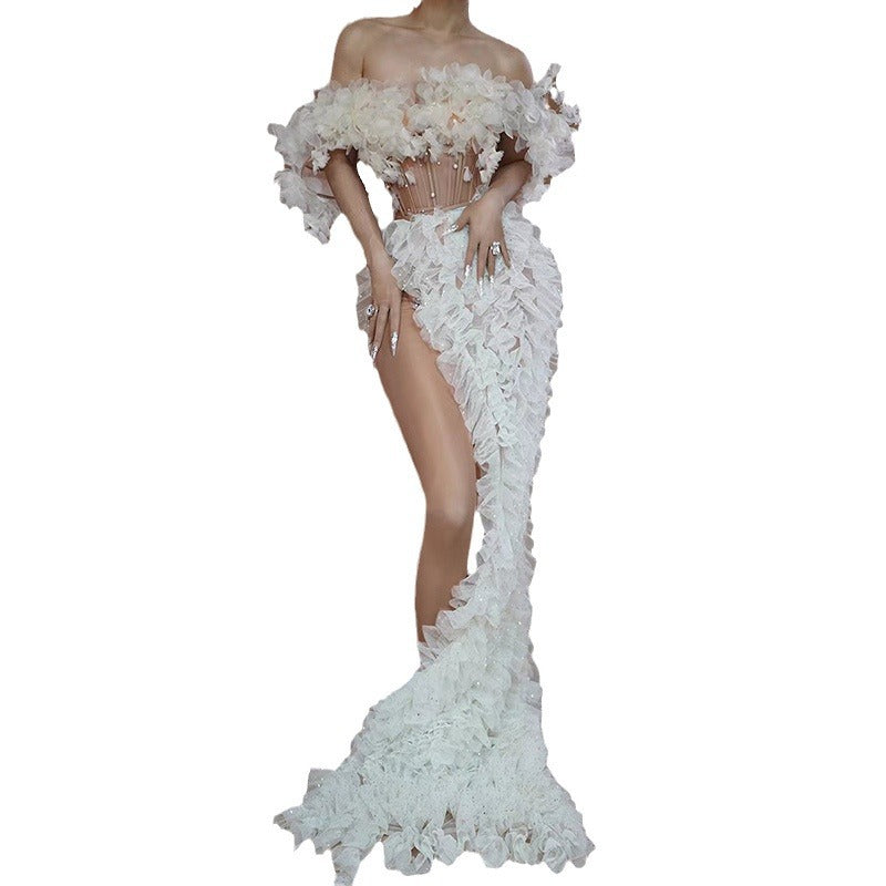 White Mesh Dress II