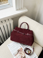 Suede Crossbody Bag