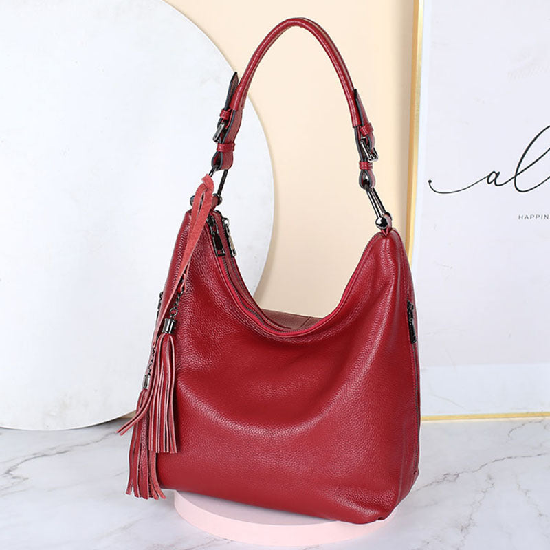 Cowhide Shoulder Bag VIII
