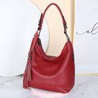 Cowhide Shoulder Bag VIII