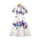 White Floral Dress