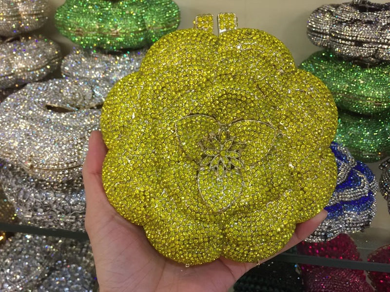 Rose Metal Dinner Bag