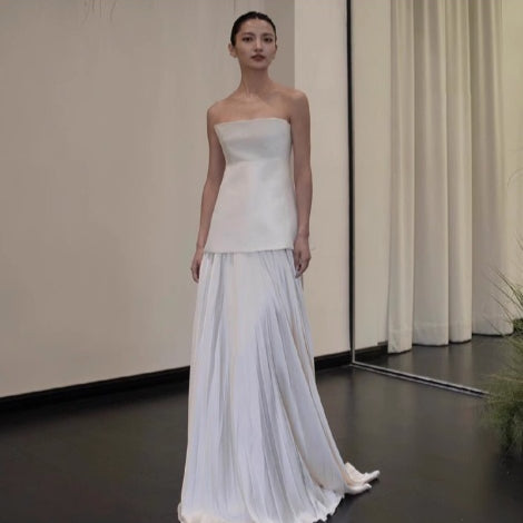 White Satin Dress IV