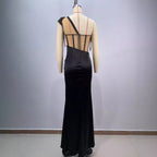 Black Oblique Dress