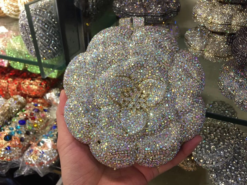 Rose Metal Dinner Bag