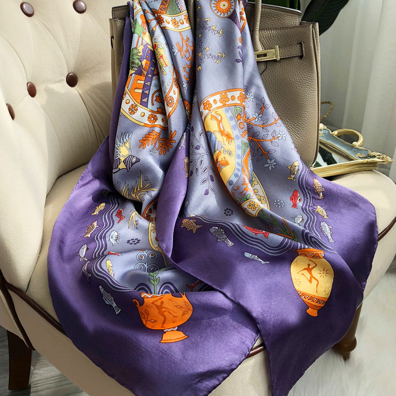 Silk Scarf X
