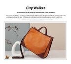 Leather Shoulder Bag 8073
