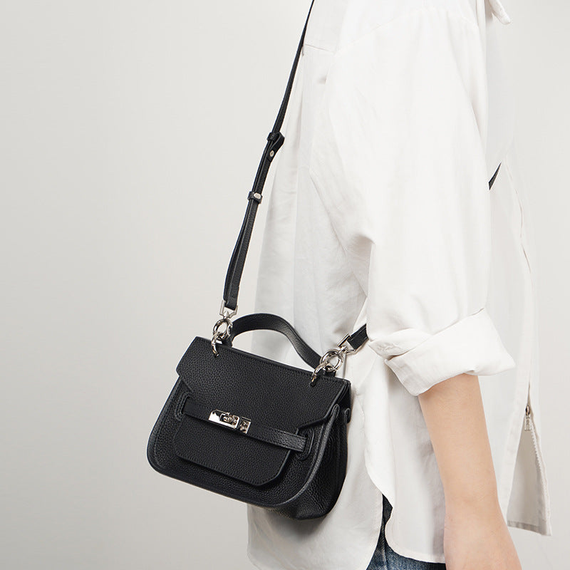 Leather Crossbody Bag 7807