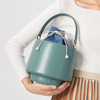 Leather Bucket Bag IV