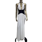 White Deep V Dress II