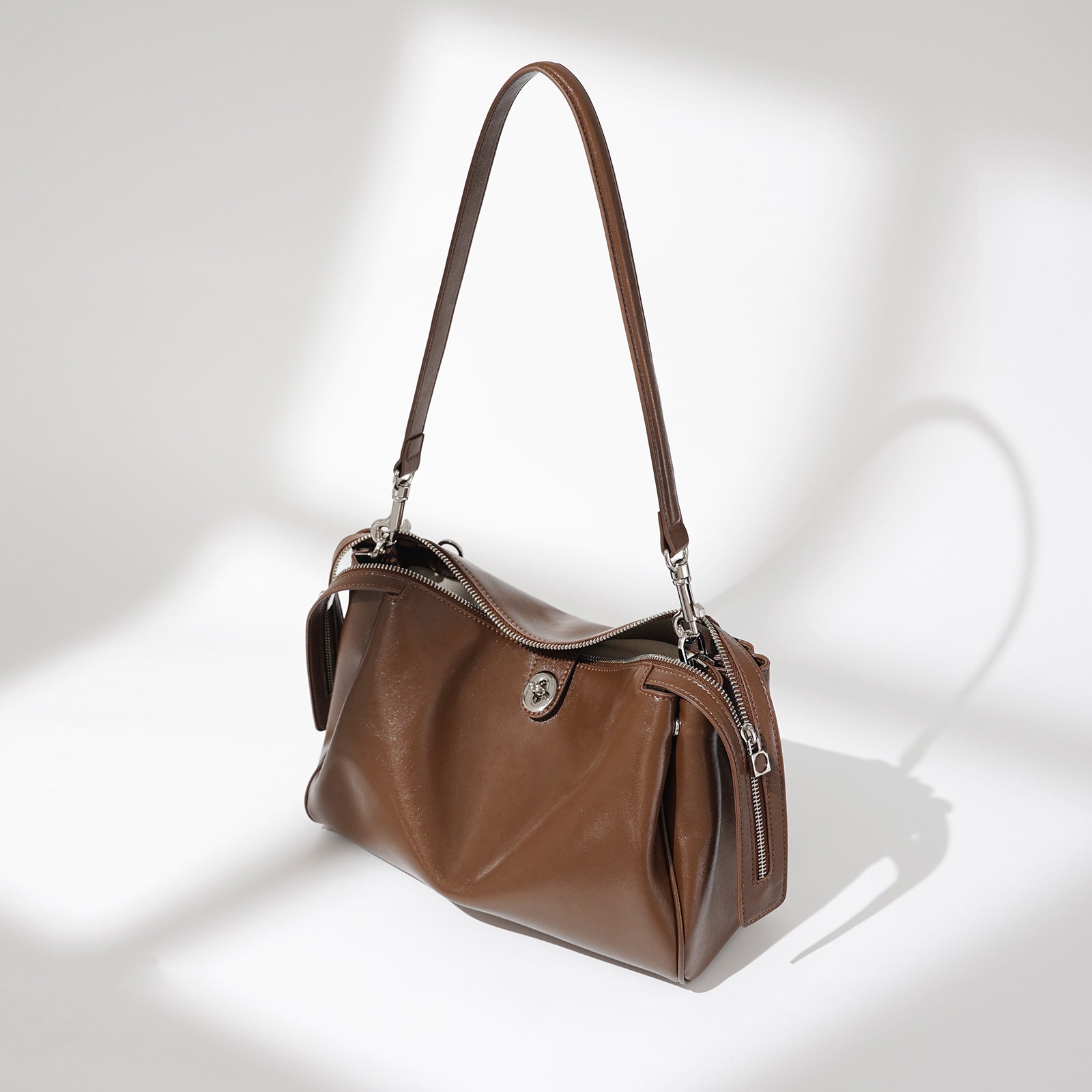 Leather Shoulder Bag V