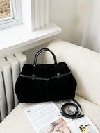 Suede Crossbody Bag