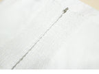 White Linen Dress