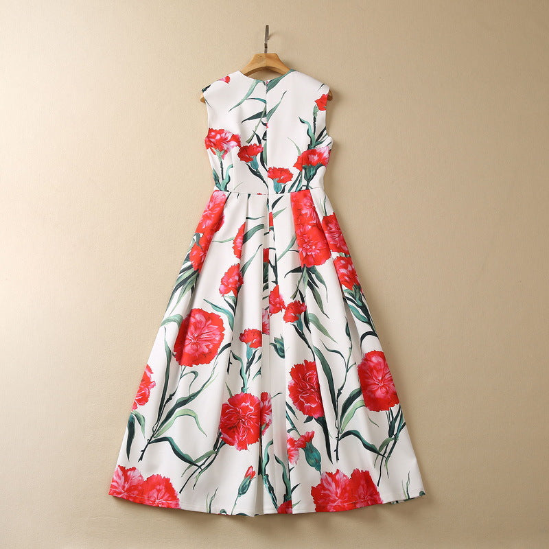 White Pleated Dress
