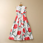 White Pleated Dress
